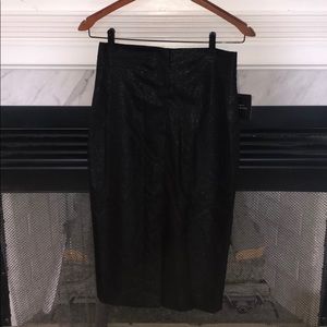 NWT Robert Rodriguez Silk Pencil Skirt